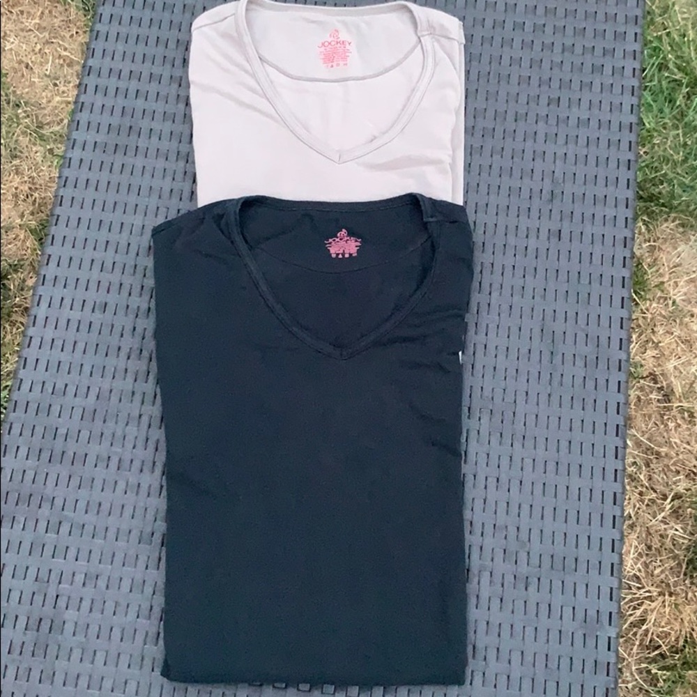 2 Set of mens Jockey v neck tshirts
